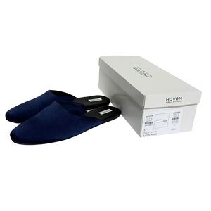 NEW TALBOTS Haven Women's Navy Satin Slippers - SZ 11